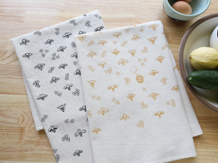 The High Fiber Handprinted Kitchen Towel