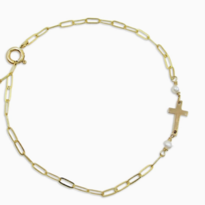 J. Mills Studio Curved Bar Drop Threader Earring