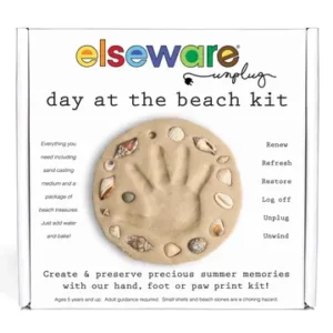 elseware unplug/eco-kids Day at the Beach Hand and Footprint Keepsake Craft