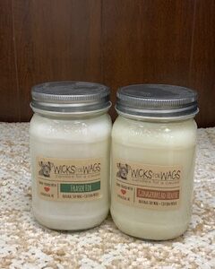 Wicks For Wags Large Mason Jar Candle