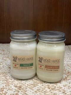Wicks For Wags Large Mason Jar Candle