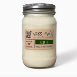 Wicks For Wags Large Mason Jar Candle