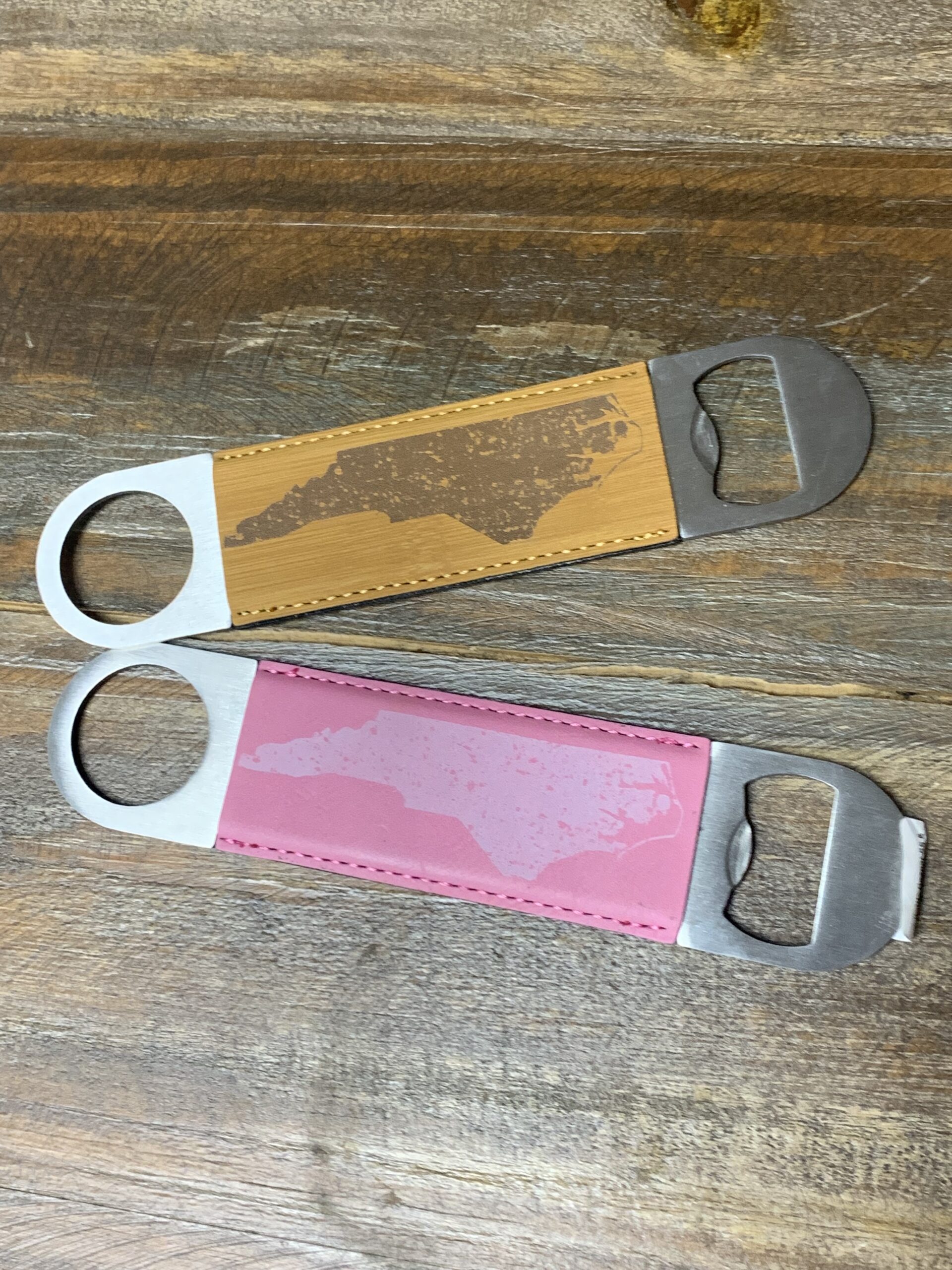 Bottle Opener SS & Leather