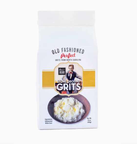Bruce Julian Stone Ground White Grits - 16-oz