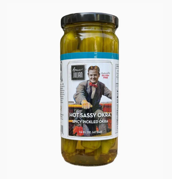 Sassy Okra™ Hot - 16 oz Jar